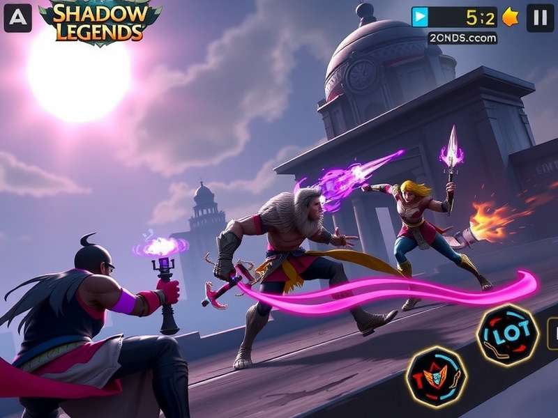 RAID Shadow Legends PC gameplay showcasing high-definition graphics and interface