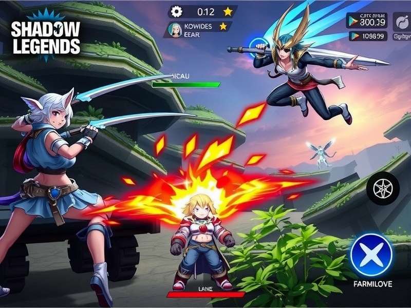 RAID Shadow Legends AR Gear Farming Locations Map showing Brutal Campaign stages