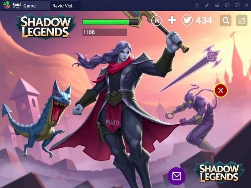 RAID Shadow Legends gameplay showcase featuring epic champion battles