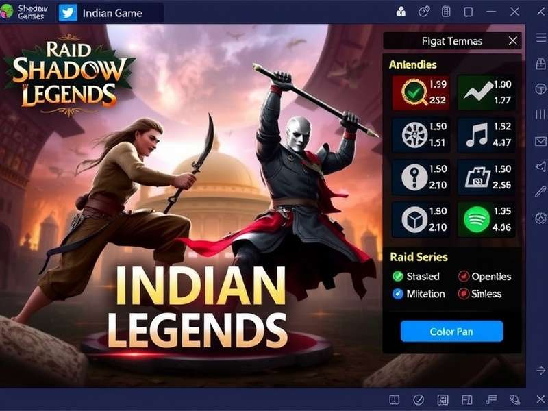 Raid Shadow Legends Mod Menu Interface on PC