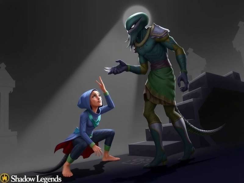 Xenomorph Tail Artifact from RAID Shadow Legends showing detailed stats and icon