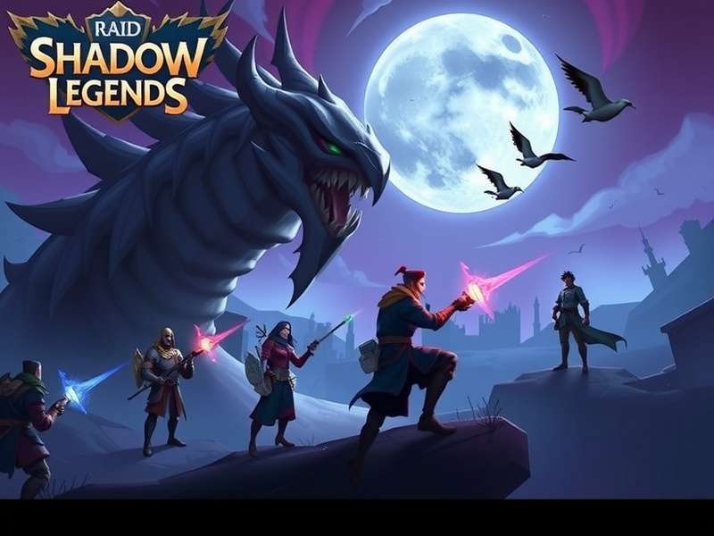 RAID Shadow Legends PC gameplay screenshot showing high-quality graphics