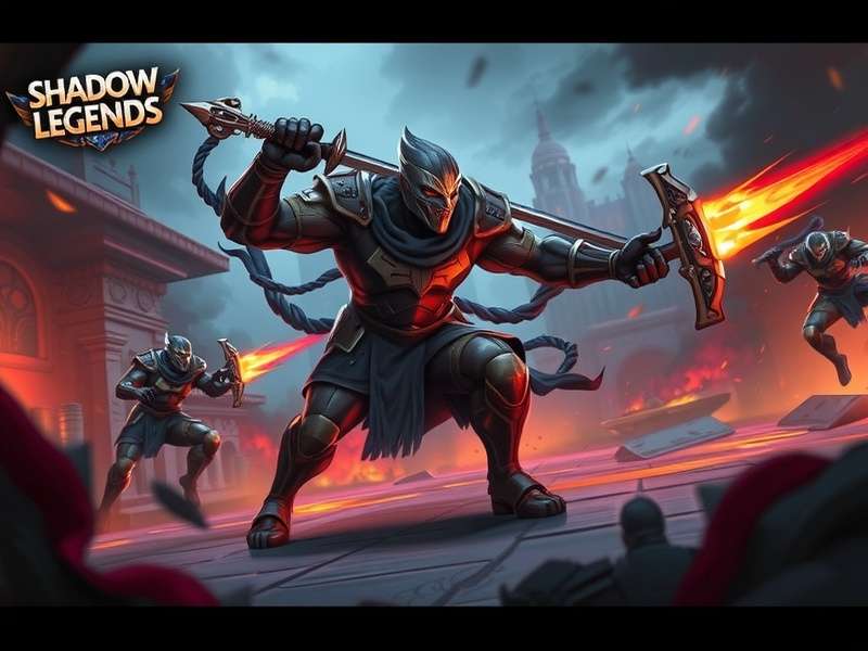 RAID Shadow Legends Predator champion full artwork showing armor and weapons