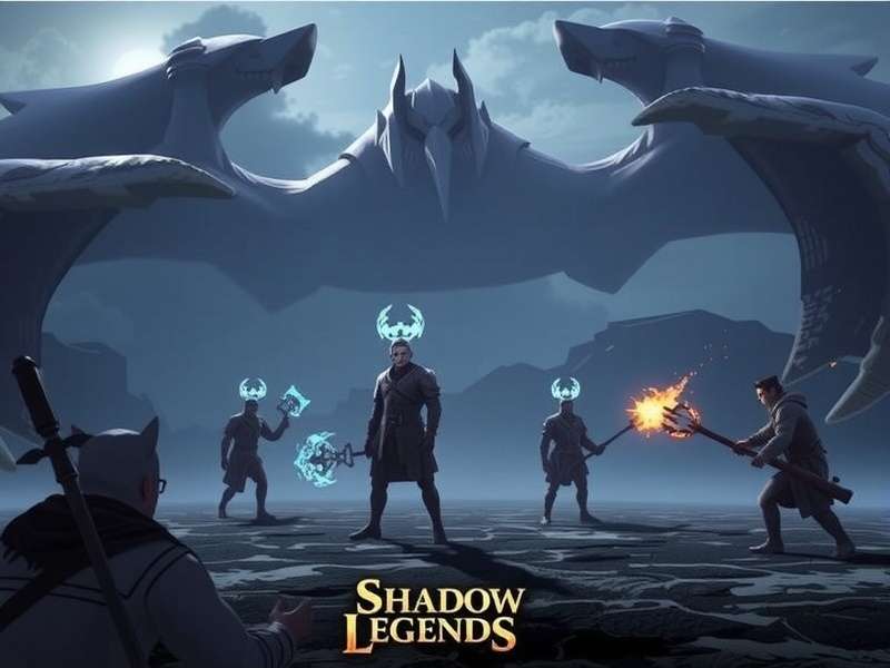 Step-by-step visual guide showing the promo code redemption interface in Raid Shadow Legends