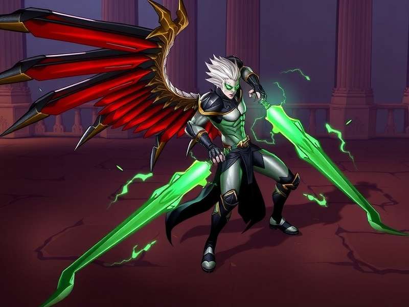 RAID Shadow Legends Michelangelo character art showcasing divine armor and holy aura