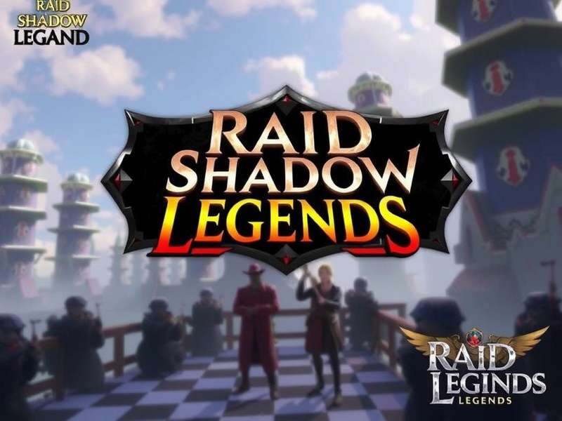 Epic RAID Shadow Legends battle scene with diverse champions