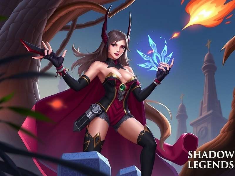 Valerie Arcane Scholar RAID Shadow Legends champion art