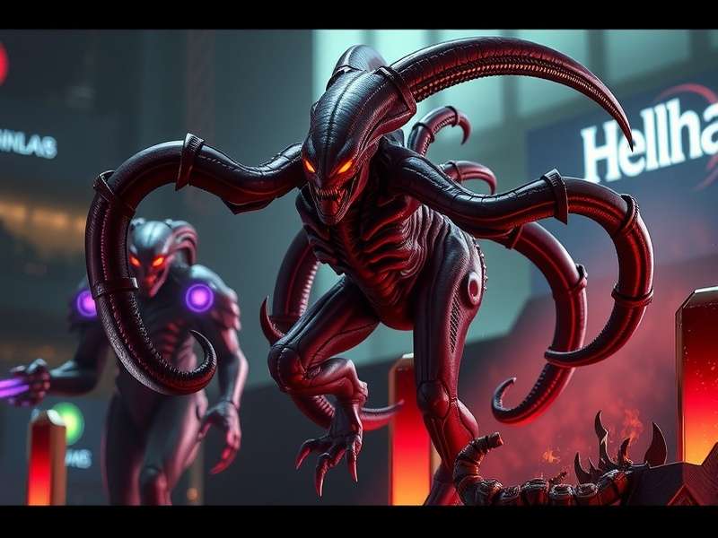 Hellhades Xenomorph Champion Artwork - RAID Shadow Legends
