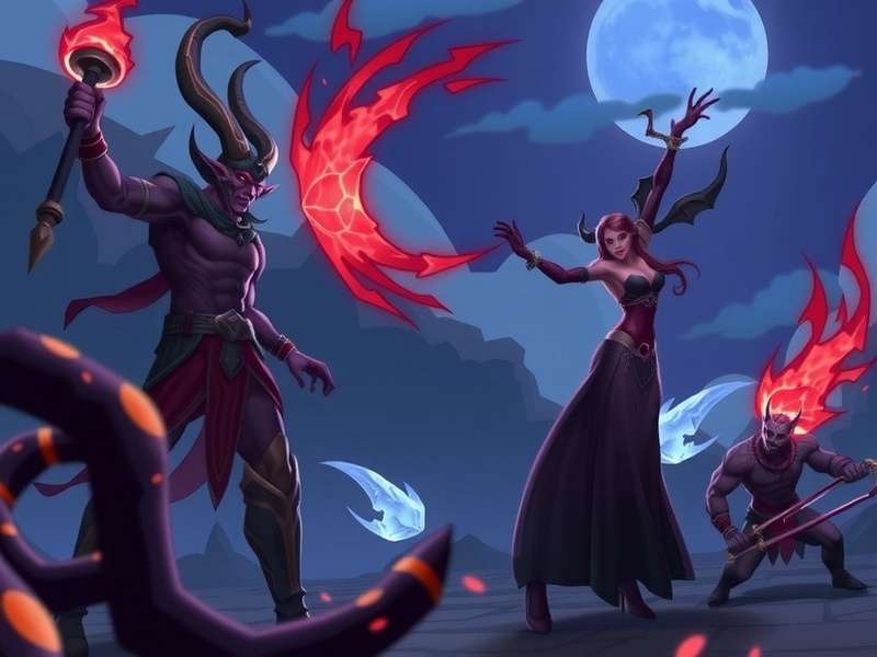 RAID Shadow Legends Loki Champion Art - The Trickster God in action