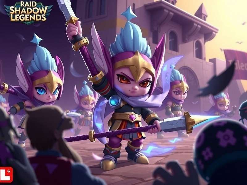 RAID Shadow Legends Champion Affinity Chart showing Magic, Spirit, Force, and Void relationships