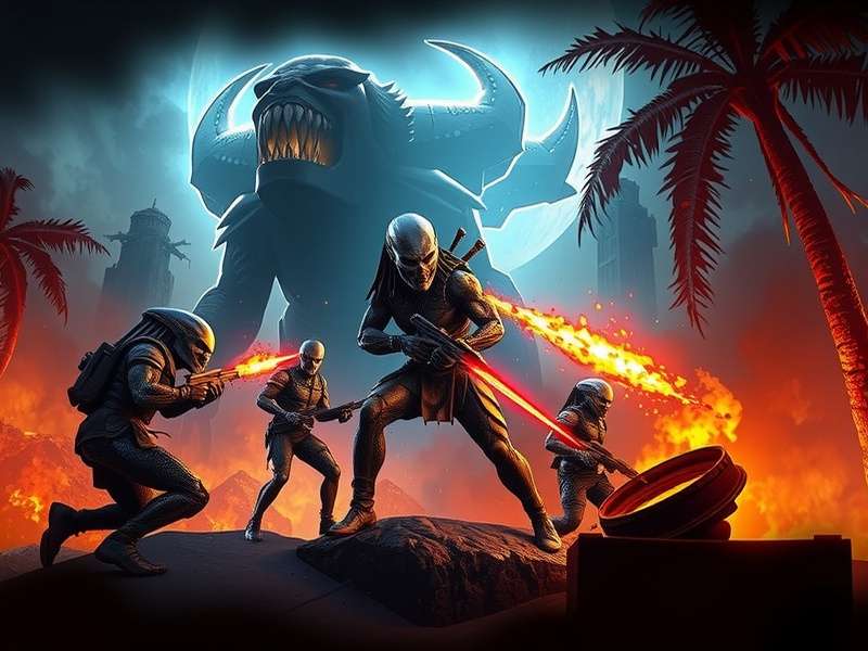 Epic RAID Shadow Legends battle scene featuring the Predator champion