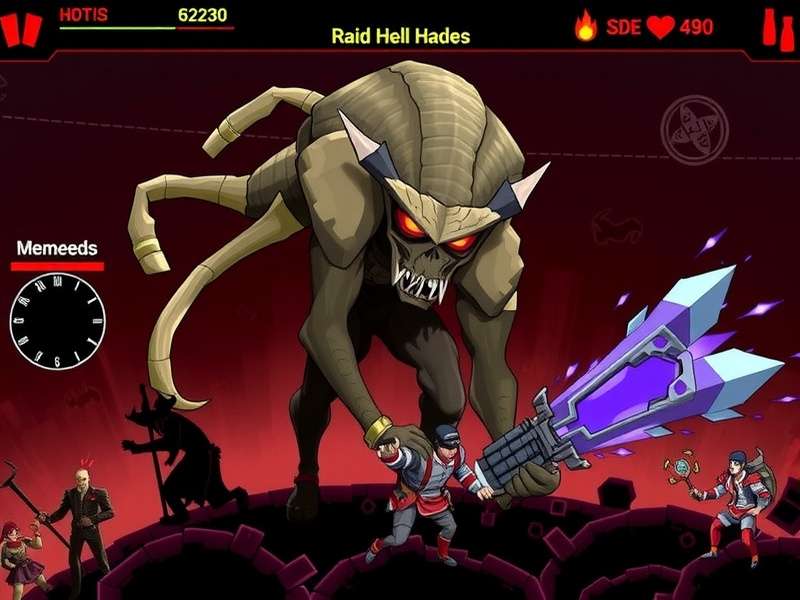 Lore depiction of Hell Hades in his underworld realm