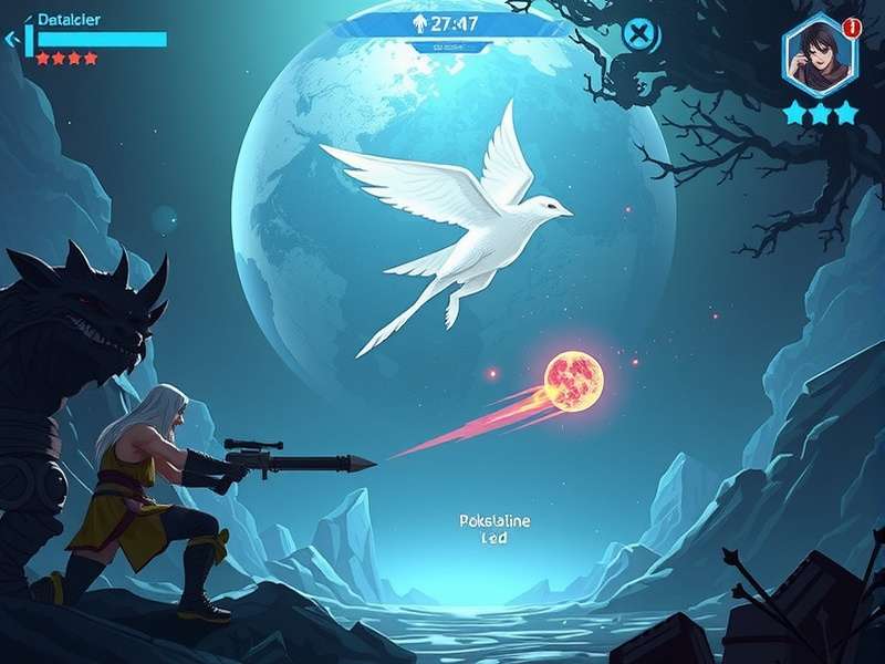 Alure RAID Shadow Legends Champion Art - Dark Elf attacking with magical charm