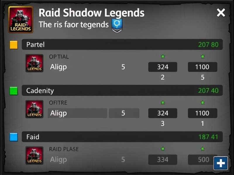 RAID Shadow Legends Tier List 2025 - Champion Rankings for Indian Players
