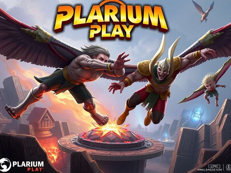 Plarium Play interface showcasing RAID Shadow Legends on a gaming laptop